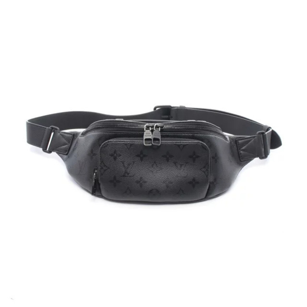 Louis Vuitton Rush Bum Bag Monogram Midnight Rucksack Leather Waist Bag Black
